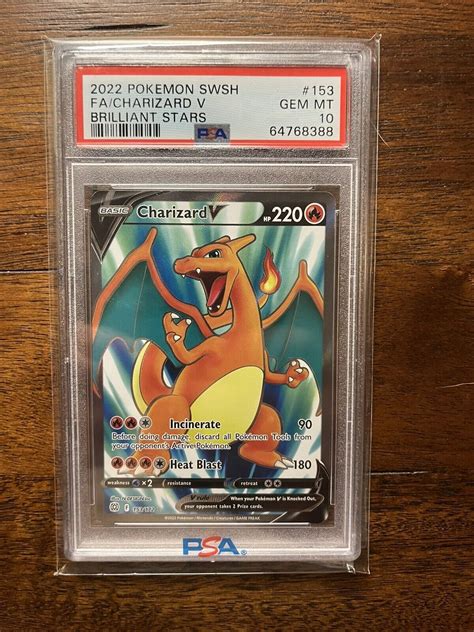 psa 10 charizard full name